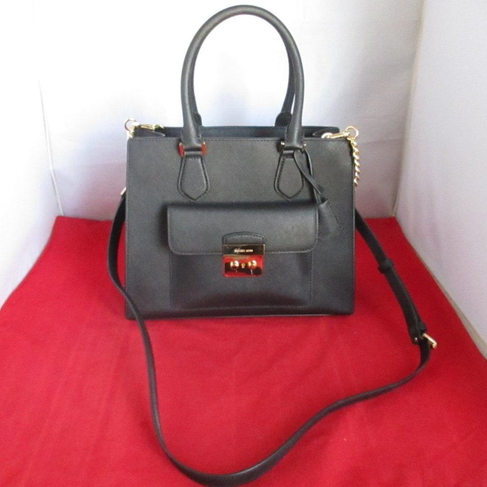Michael Kors Bridgette Medium East West Tote $358 Black #027